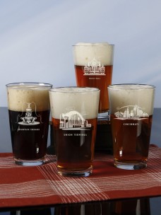 Cincinnati Scene Glassware | Cincinnati Themed Gifts By Bar & Vine
