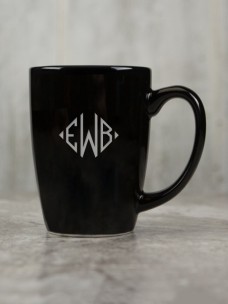 Cafe Ceramic Mug, Black