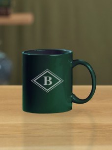 Classic Ceramic Mug, Green